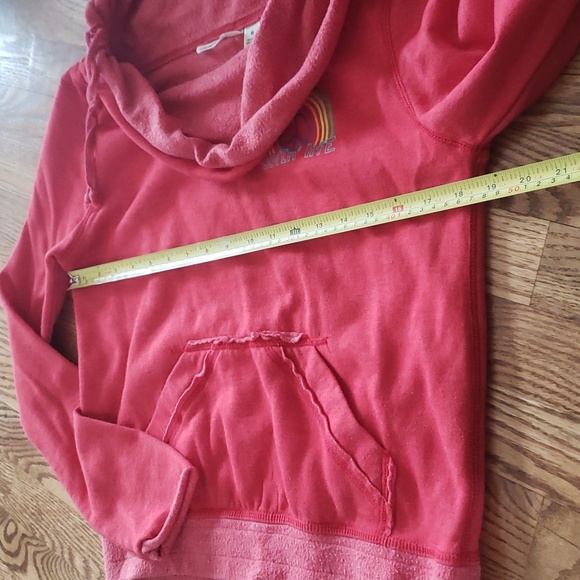 (M) Derek Heart Hippie Lovin' Life Rainbow Graphic Hoodie Retro Y2K Streetwear - Picture 6 of 9